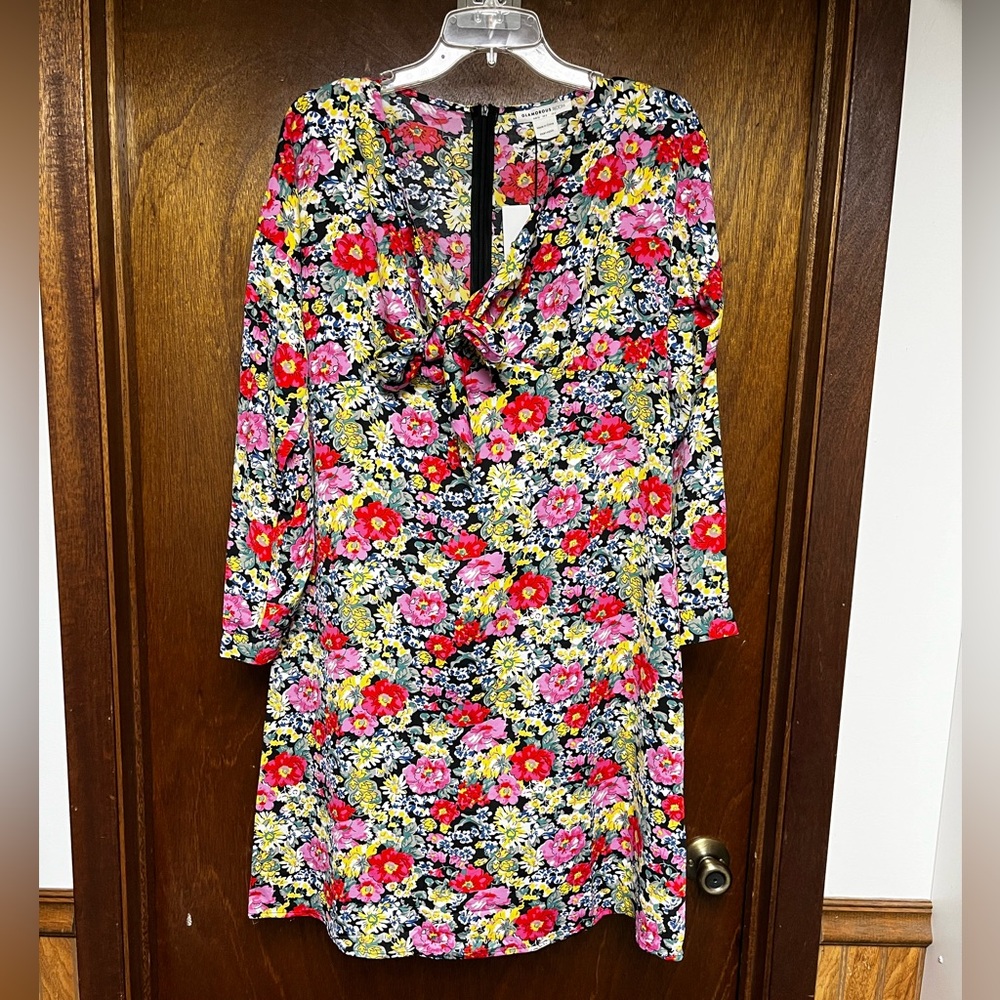 ASOS Maternity brand Glamorous Multicolor Floral Long Sleeve Dress